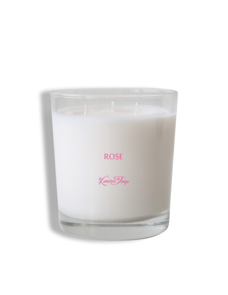 Bougie Végétale 600 g Rose