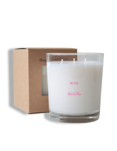 Bougie Végétale 600 g Rose