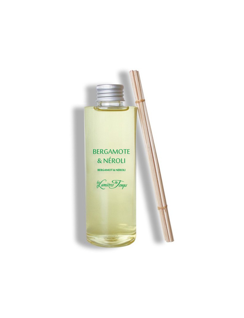 Recharge (Avec Rotins) pour Diffuseur de parfums 200 ml Duo Bergamote & Néroli