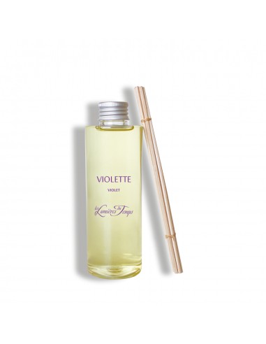 Recharge (Avec Rotins) pour Diffuseur de parfums 200 ml Violette