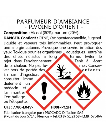 PARFUM D’AMBIANCE – DIFFUSEUR 500 ML – BOIS D'ORIENT