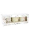 Coffret N°5 Traditionnel 3 bougies x 90 g : Pomme d'Amour, Fleur de Tiaré, Cachemire.