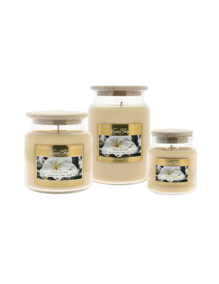 Bougie Cire Colorée Fleur de Tiaré
