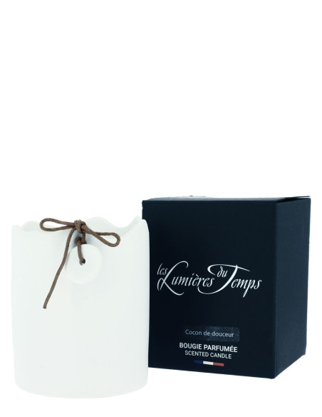 Bougie Céramique Cocon de douceur 340 gr | Les Lumières du Temps