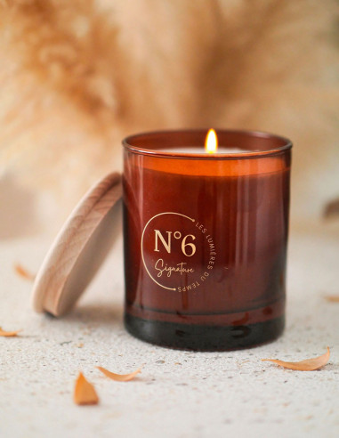 Bougie Signature 290 g N°6 Lumières d'Automne | Les Lumières du Temps