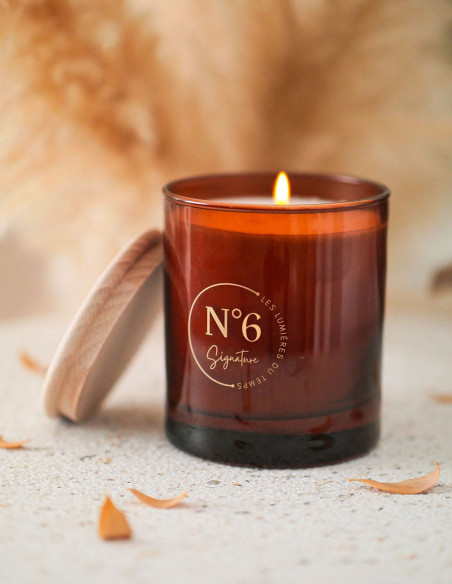 Bougie Signature 290 g N°6 Lumières d'Automne | Les Lumières du Temps