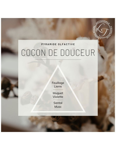 Bougie Céramique Cocon de douceur 340 gr | Les Lumières du Temps