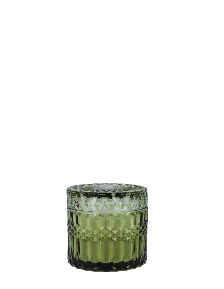 Bougie Facette Verte 220 g parfum Thé Vert