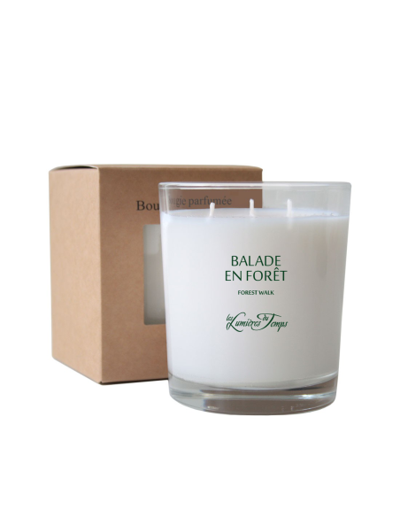 Bougie Végétale 350 g Balade en Forêt. Boîte kraft
