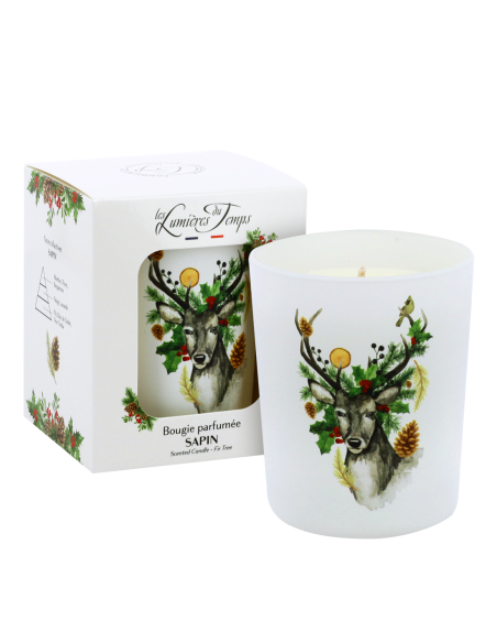 Bougie Traditions Enchantées 180 g Sapin cadeau idéal pour Noël