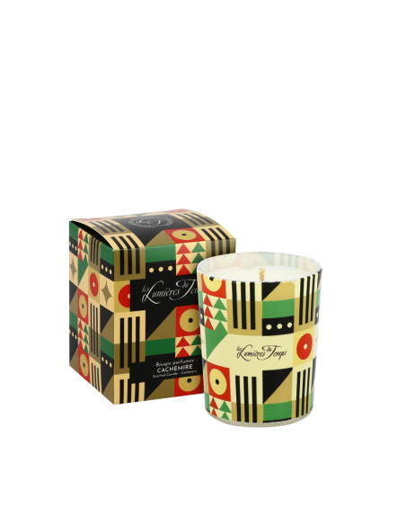 Bougie Chromatik 90 g parfum élégant Cachemire