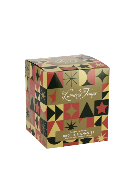 Bougie Chromatik 180 g Biscuits Enchantés livrée dans sa boîte colorée