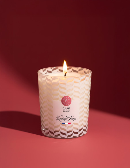 Bougie Végétale 180 g Café