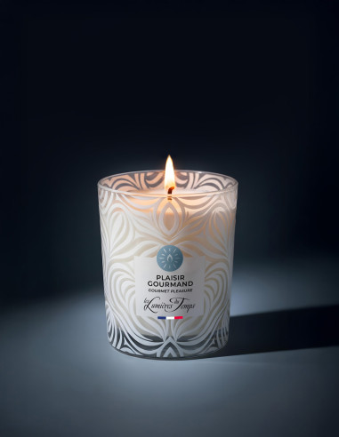 Bougie Végétale 180 g Plaisir Gourmand ; un parfum envoûtant gourmand
