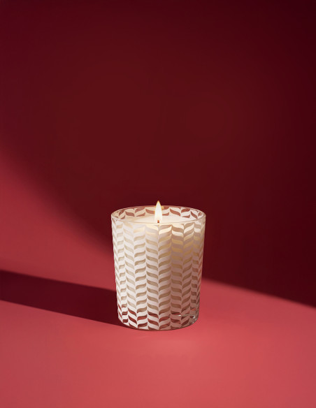 Bougie végétale 90 gr pomme d'amour | Les Lumières du Temps