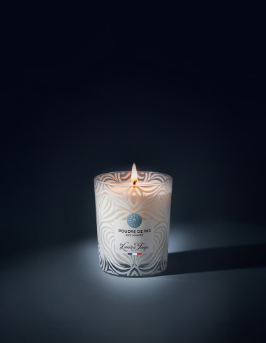 Bougie végétale 90 gr Poudre de Riz| Les Lumières du Temps