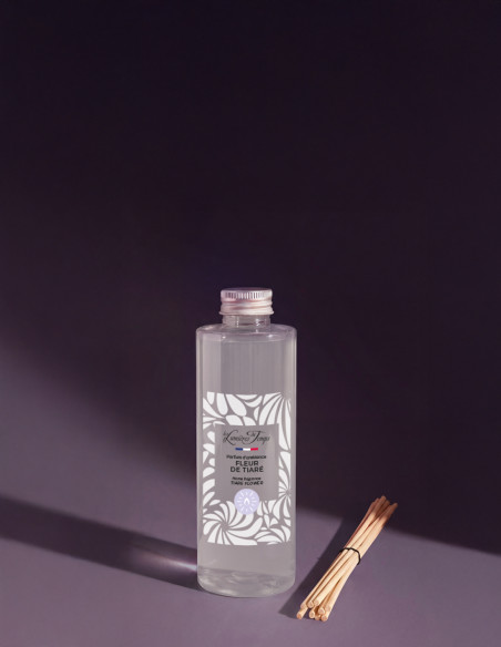 Recharge (Avec Rotins) pour Diffuseur de parfums 200 ml Fleur de tiaré | Les Lumières du Temps