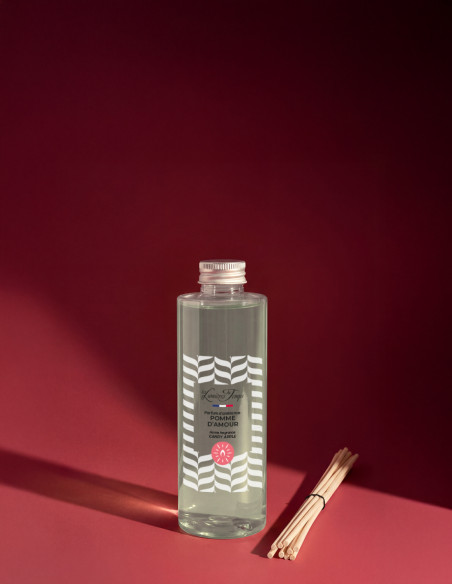 Recharge pour Diffuseur de Parfum 200 ml Pomme d'Amour ; un univers gourmand et sucré