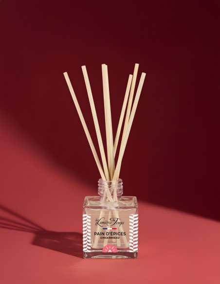 Diffuseur de Parfum 50 ml Pain d'Épices : une fragrance gourmande aux milles notes épicées.