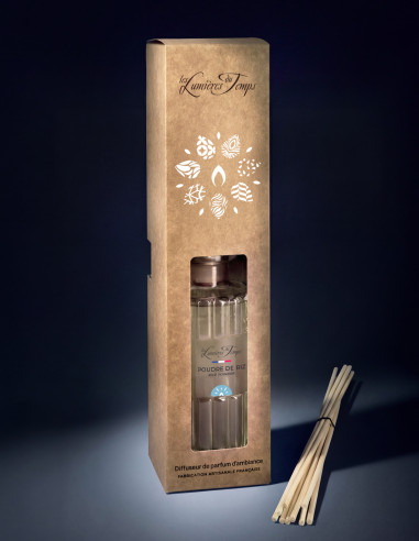 Diffuseur de Parfum 200 ml Poudre de Riz ; parfum d'intérieur pour toutes les pièces de la maison