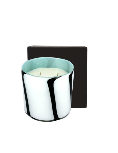 Bougie Audacieuse Bleue 1,5 kg Genova Les Lumières du Temps