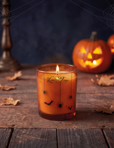 Bougie Halloween Chauve-Souris - Oud 90g