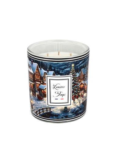 bougie décor Noël