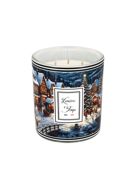 bougie décor Noël