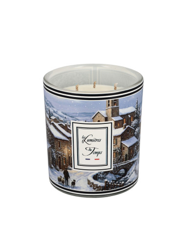 Bougie Thé Noir & Épices 350 g – Parfum d’hiver