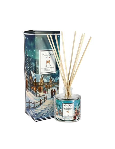 Diffuseur de Parfum Villages Enchantés 100 ml Champagne Rosé