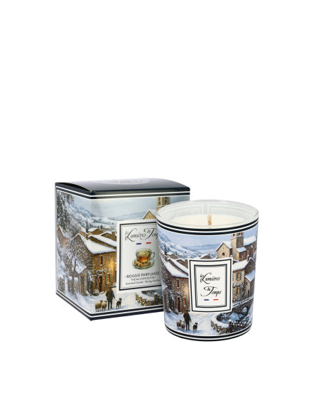 Bougie Villages Enchantés 90 g Thé au Coin du Feu