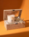 Coffret en bois Bougie 180 g et Diffuseur 50 ml