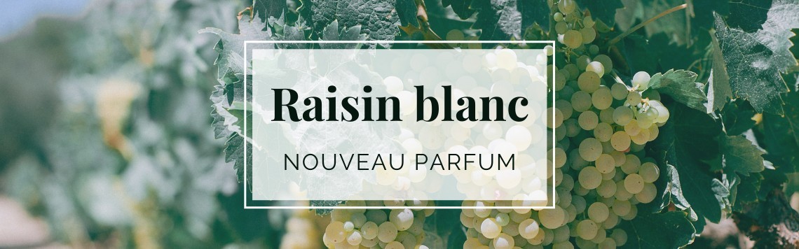 Nouveau parfum raisin blanc - Collection Les Traditionnels - Les Lumières du Temps